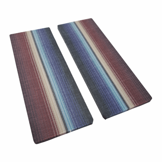 Americana Blanket Crosscut G-carta Scales *014. Each scale is 3/16" thick and measures approximately 128 x 47 mm.