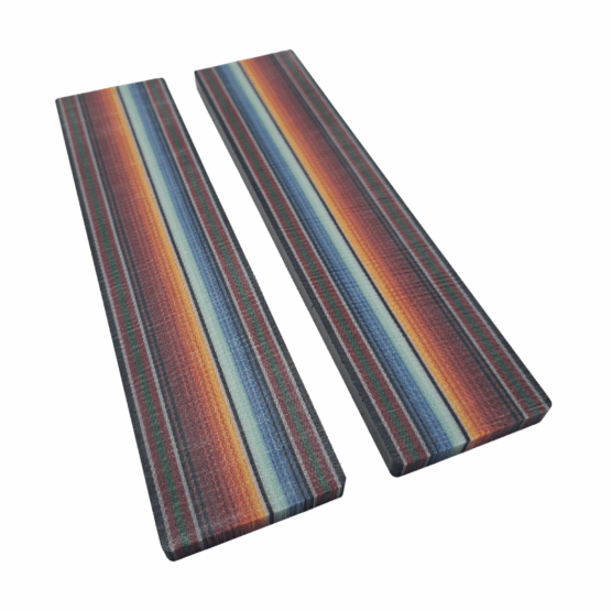 Blanket Crosscut G-carta Scales *018. Each scale is 5/16" thick and measures approximately 190 x 46 mm.