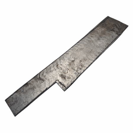 Kalderum Blades San Mai Damascus Steel Bar *K012. Made with Apex Ultra core, damascus cladding, and nickel shim.