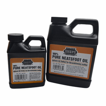 Sheps 100% Pure Neatsfoot Oil. Available in 2 sizes.