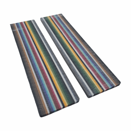 Traditional Mexican Blanket Crosscut G-carta Scales *016. Each scale is 3/16" thick and measures approximately 190 x 47 mm.