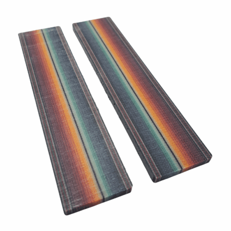 Vintage Blanket Crosscut G-carta Scales *017. Each scale is 1/4" thick and measures approximately 190 x 43 mm.