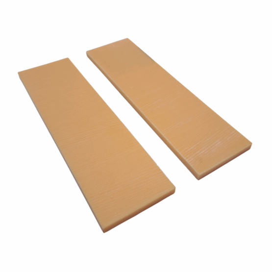 Westingfaux Cream Crosscut Paper G-carta Scales *003. Each scale is 3/16" Thick and measures approximately 135 x 37 mm.