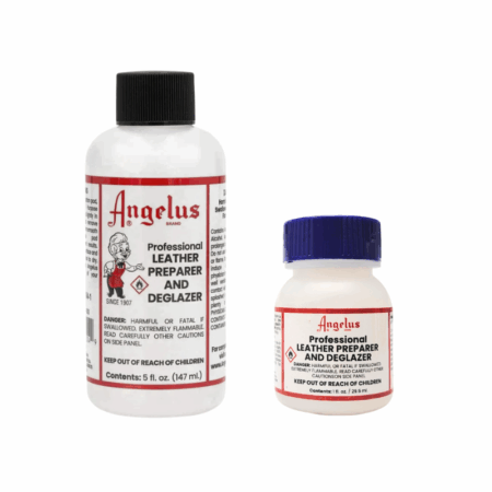Angelus Leather Preparer & Deglazer #820 is a professional-grade leather preparer and deglazer, which removes factory finishes and contaminants, breaking down glazed surfaces to ensure optimal paint adhesion.