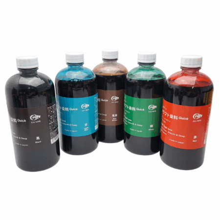 Craft Sha Waterbased Leather Dyes 500ml. 17 Colours available.